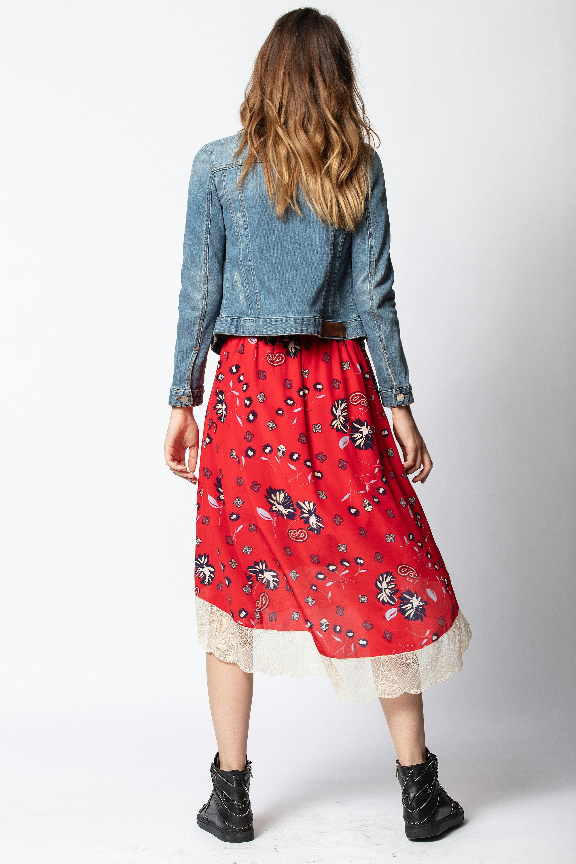 Jupe Soie Joslin Daisy - Jupe femme en soie.